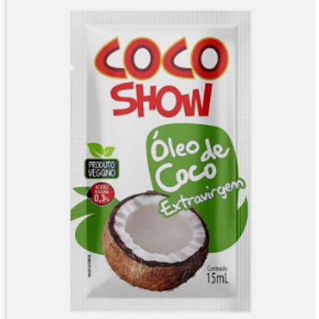 OLEO DE COCO SHOW EXTRA VIRGEM 15ML