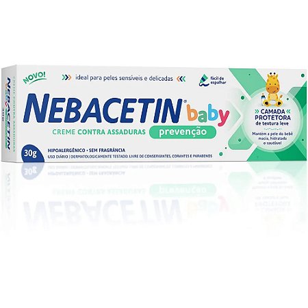 NEBACETIN BABY CREME PREVENT ASSADURA 30G