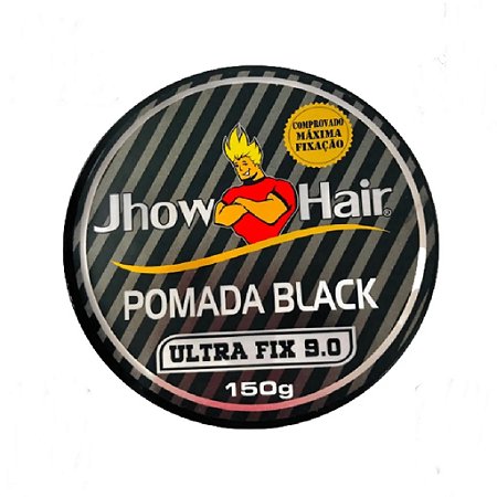 POMADA JHOW HAIR WAX BLACK ULTRAFIX 9.0 150g