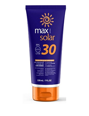 PROTETOR SOLAR MAXI SOLAR  FPS 30 220ml