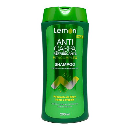 Shampoo Anticaspa Refrescante Vitacomplex 200ml Lemon