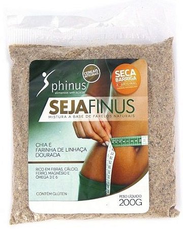 Seja Finus Chia Goji e Linhaça Dourada 200g - Phinus