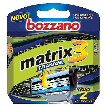 CARGA BOZZANO MATRIX3 TITANIUM  C/2UNID