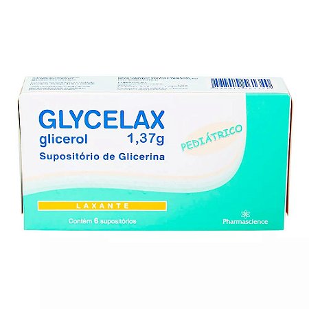 SUPOSITORIO PEDIATRICO GLYCELAX 6 PHARMASCIENCE
