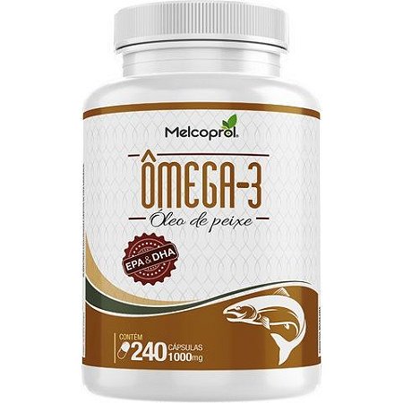 Omega-3 1000mg 240 cápsulas - Melcoprol