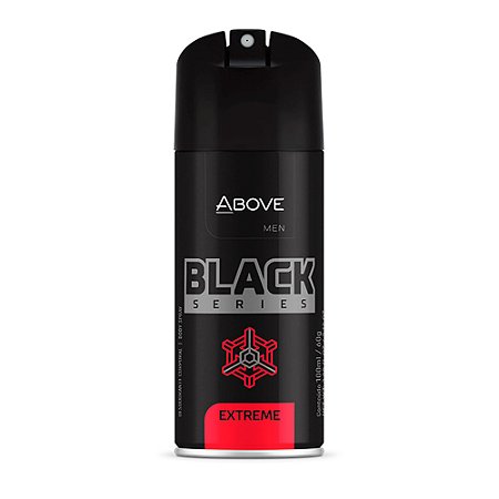 DESODORANTE ABOVE MEN AEROSOL BLACK SERIES EXTREME 100ML