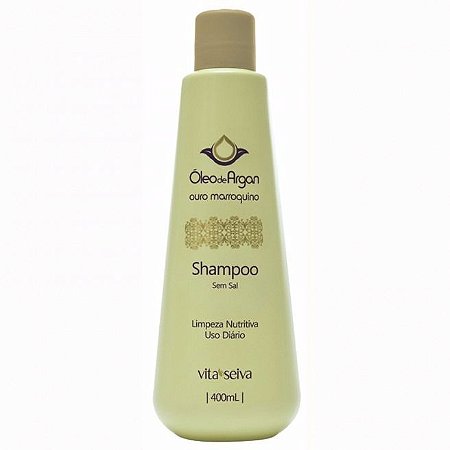 Shampoo Vita Seiva Óleo Argan Ouro Marroquino Diario 400ml