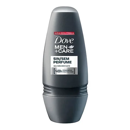 DESODORANTE DOVE ROLL-ON MEN SEM PERFUME 50ML