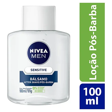 LOÇÃO POS BARBA NIVEA  0% ALCOOL SENSITIVE 100ML