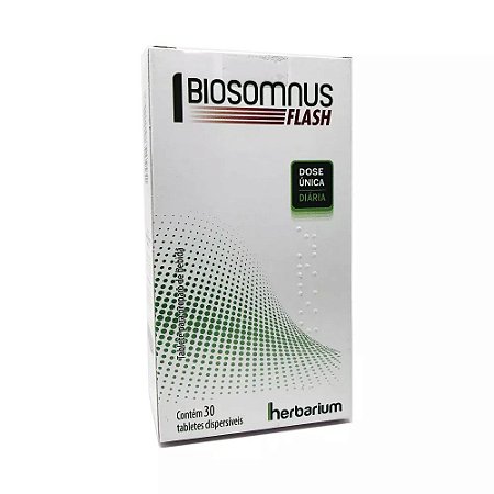 BIOSOMNUS FLASH C/30 TABLETES DISPERSIVEIS - HERBARIUM