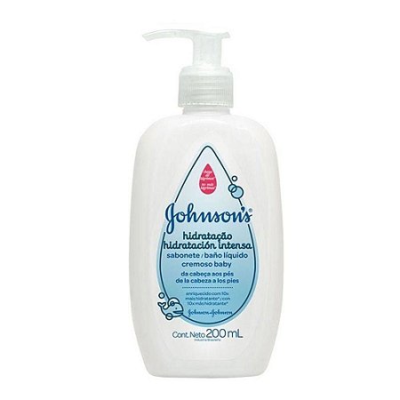 Sabonete Liquido Johnson Baby Hidratação Intensa 200mL