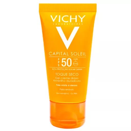 Vichy Ideal Soleil Antibrilho FPS50 Gel Creme 40G