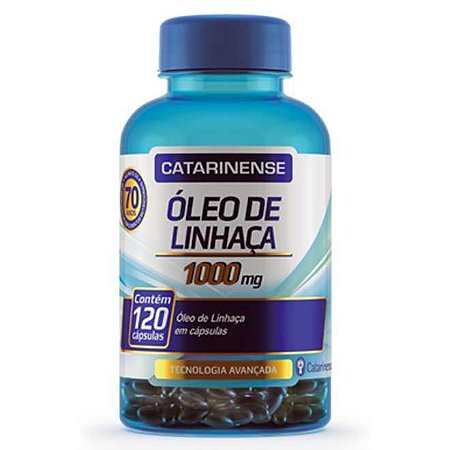 OLEO DE LINHACA 1000MG 120CAPS CATARINENSE