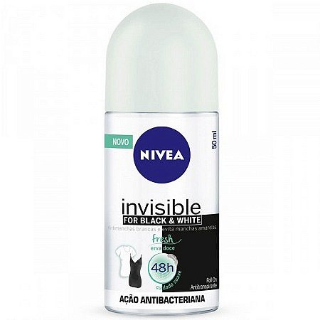 DESODORANTE NIVEA ROLL-ON FOR WOMEN 50ML INVISIBLE FRESH