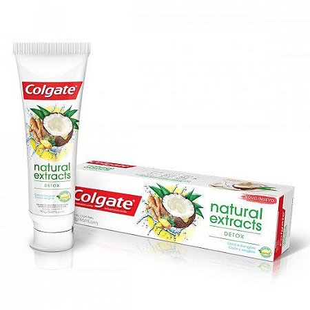 CREME DENTAL COLGATE NATURAL EXTRACTS DETOXL 90G
