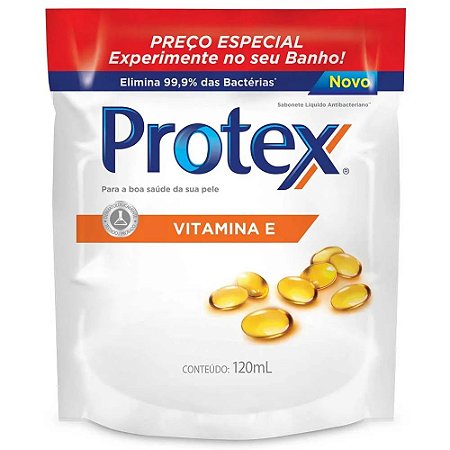Sabonete Protex Liquido Refil Vitamina E 120 ml