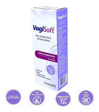 Vagisoft Gel Hidratante Intravaginal Com Aplicadores Farmaviver