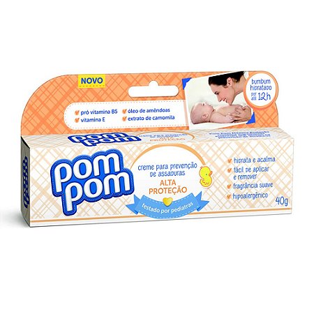 CREME POMPOM PARA PREVENCAO DE ASSADURAS 40G