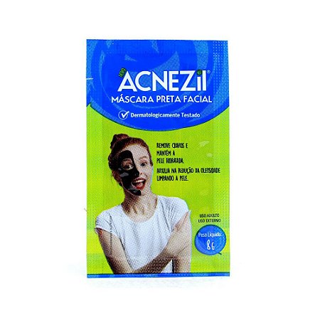 Acnezil Máscara Preta Facial Cravos Sachê de 8gr - Cimed