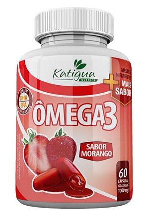 Omega 3 60cps 1000mg Morango - Katigua