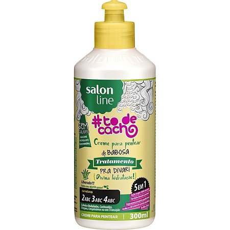 CREME PARA PENTEAR SALON LINE TO DE CACHO BABOSA 300ML