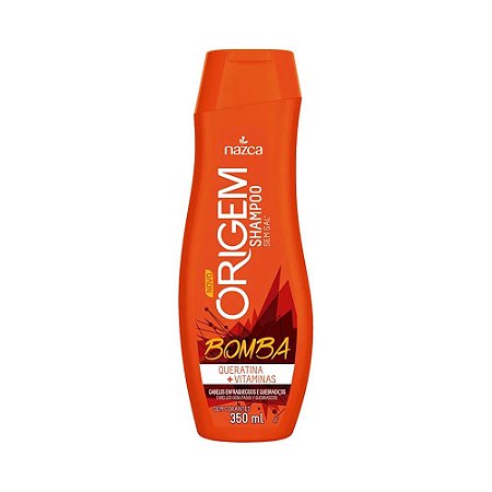 Shampoo Origem Bomba Queratina+Vitaminas  350ml