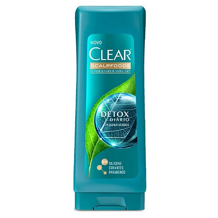 CONDICIONADOR CLEAR ANTICASPA 200ML DETOX DIARIO