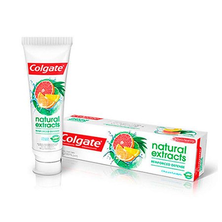 Creme Dental Colgate Natural Extracts Defesa Reforçada 90g