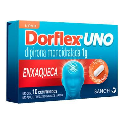 DIPIRONA 1GR - DORFLEX UNO 10CPR SANOFI