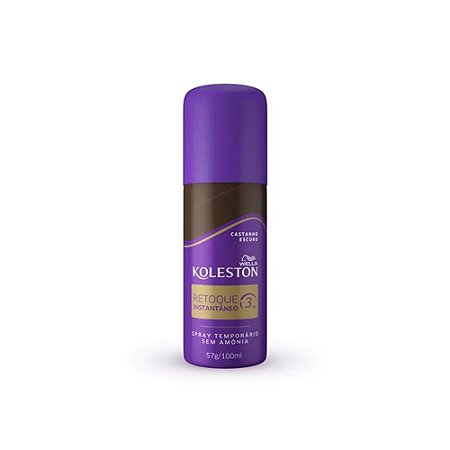 KOLESTON RETOQUE SPRAY INSTANTANEO CASTANHO ESCURO 57G/100ML