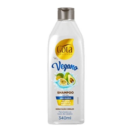 SHAMPOO GOTA DOURADA USO DIARIO VEGANO 340ML