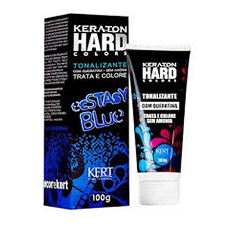 TONALIZANTE KERATON HARD COLORS ECTASY BLUE 100G