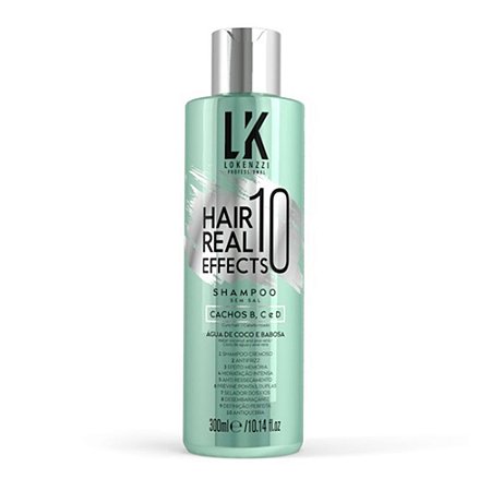 SHAMPOO LOKENZZI CACHOS HAIR REAL 10 EFFECTS 300ML VERDE