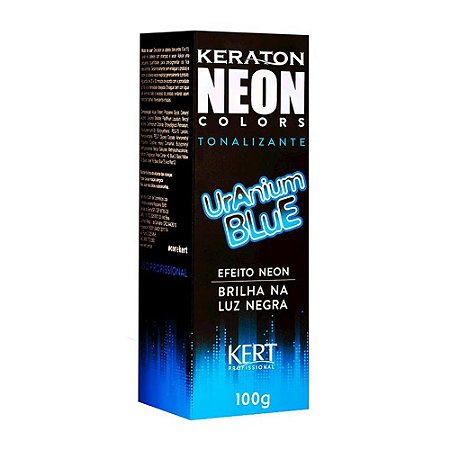 TONALIZANTE KERATON NEON COLORS URANIUM BLUE 100G