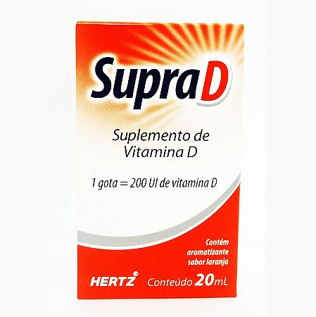 Vitamina D - SUPRAD 200UI/GT 20ml