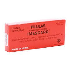 PILULAS IMESCARD 36 DRG