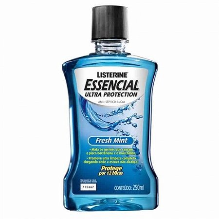 Listerine 250ml Essencial Fresh Mint