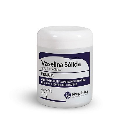 Vaselina Solida Rioquimica  Pote 90G