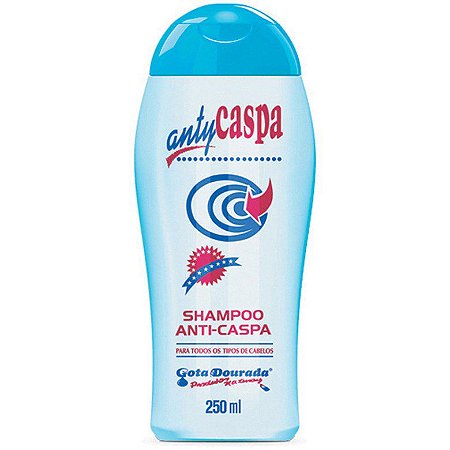 Shampoo Gota Dourada AntyCaspa 250 ML