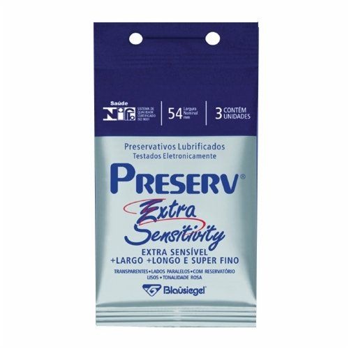 Preservativo Preserv Bolso c/ 3 Extra