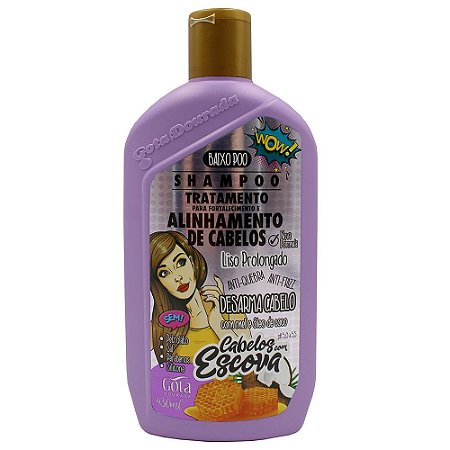 SHAMPOO GOTA DOURADA CABELOS LISO PROLONGADO 430ML