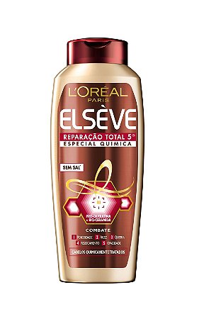 Shampoo Elseve 250ml Reparaçao Total 5 Esp Quimica