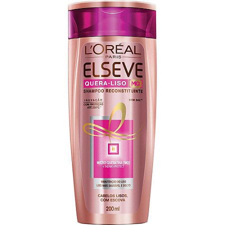 SHAMPOO ELSEVE  QUERA LISO 200ML