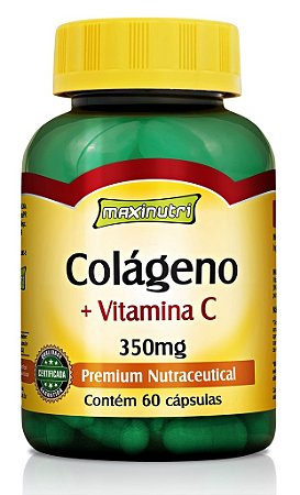 Colageno + Vitamina C 400mg 60cps - MaxiNutri