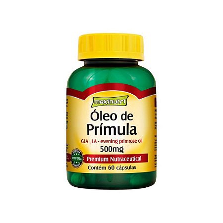 OLEO DE PRIMULA 500MG 60CPS MAXINUTRI