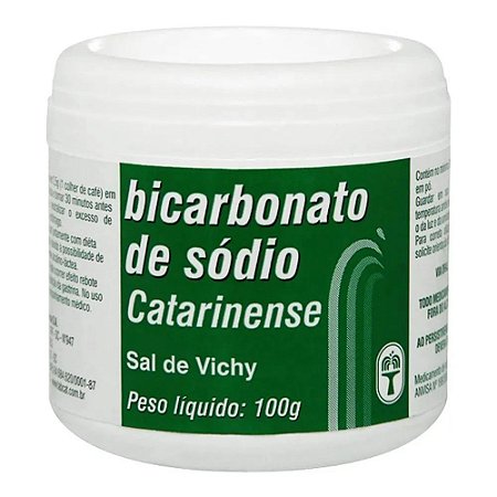 BICARBONATO DE SODIO POTE 100G CATARINENSE