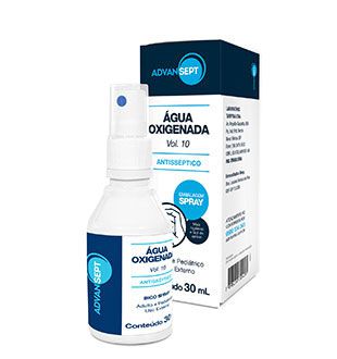 Agua Oxigenada Spray 10vol  Advansept 30ML - ADV