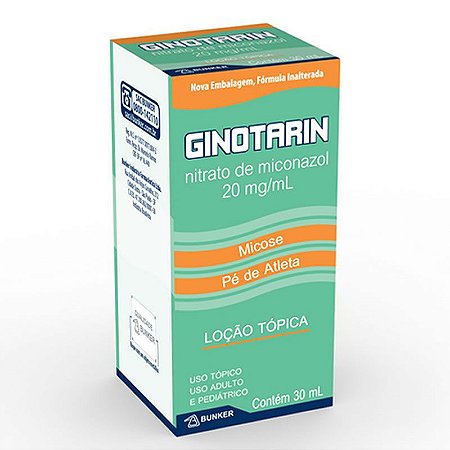 Miconazol - GINOTARIN 20MG LOCAO 30ML