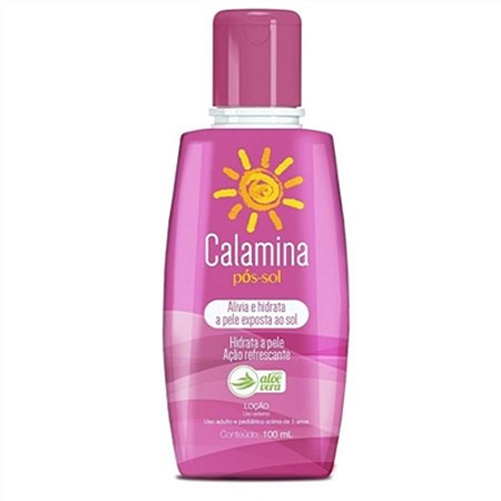 CALAMINA LOCAO POS SOL COM ALOE VERA 100ML CIMED