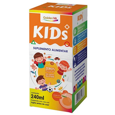 GOLDEN VIT KIDS 240ML SABOR LARANJA